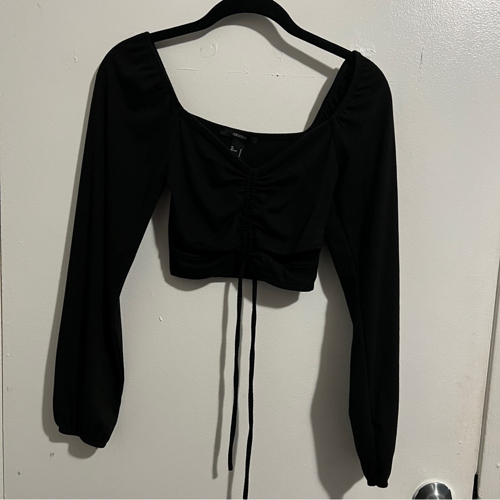 forever21 longsleeve croptop